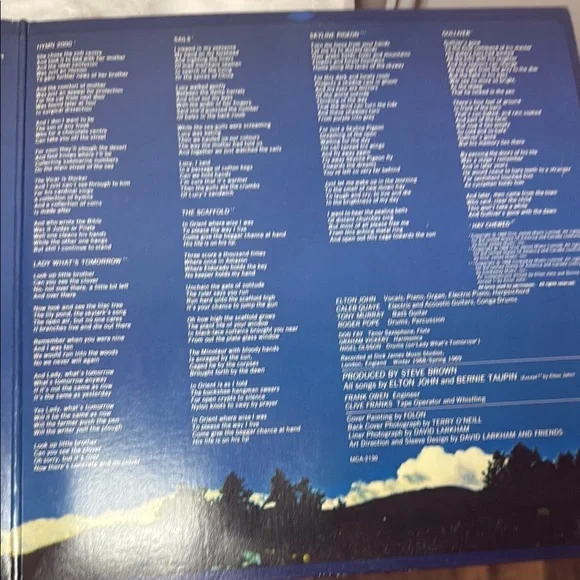 Elton John 'Empty Sky' Vinyl Record NEVER PLAYED Perfect Condition - Picture 7 of 13